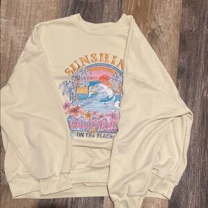 Sunshine California Cream Sweater